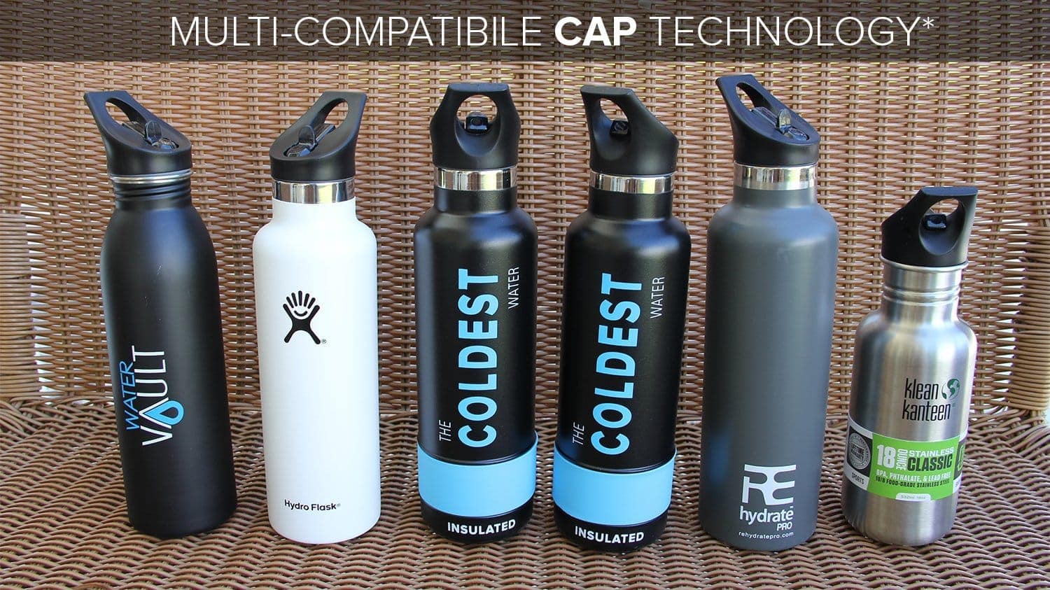 what are hydro flask water bottles made of