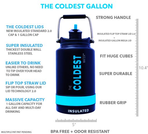 The Coldest Water Bottle Keeps Water Ice Cold For More Than A Day